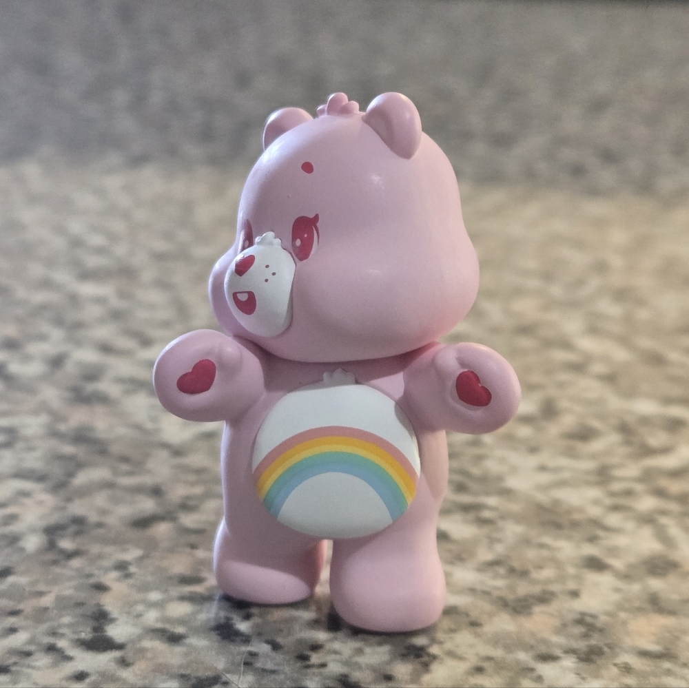ππ Charming Cheer Care Bear Mini Figurine - Picture 3 of 9